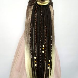 Wool Dreadlock Ponytails